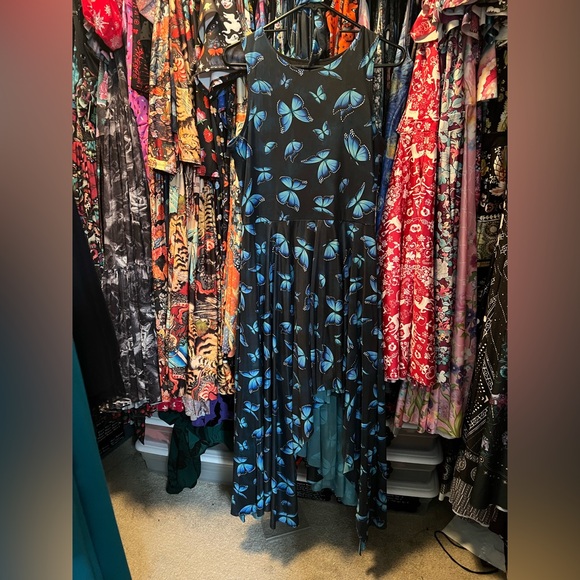 Blackmilk Butterfly Spell Sheer Dance Partner Dress High Low Dress L NWT - Picture 2 of 5